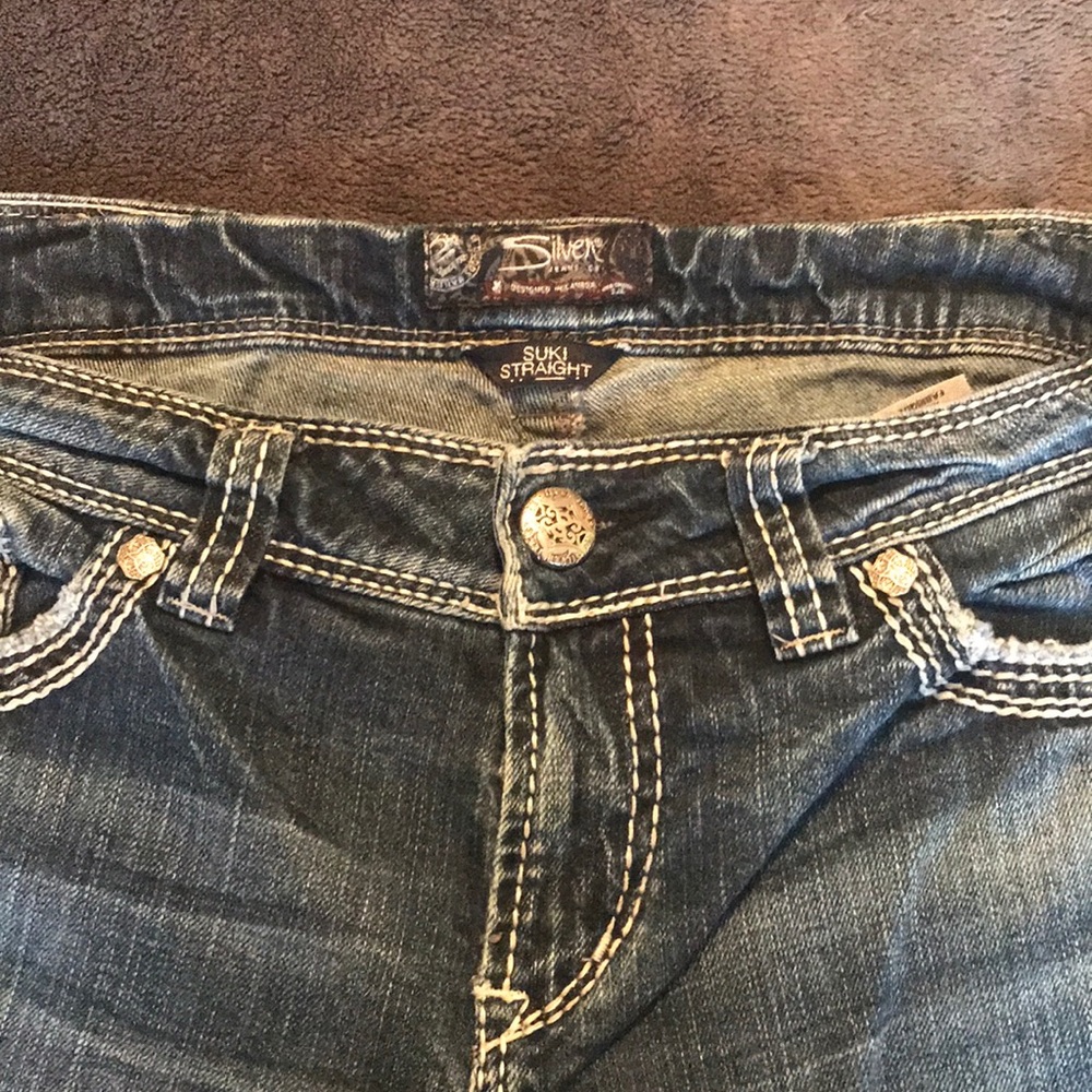 Silver jeans
